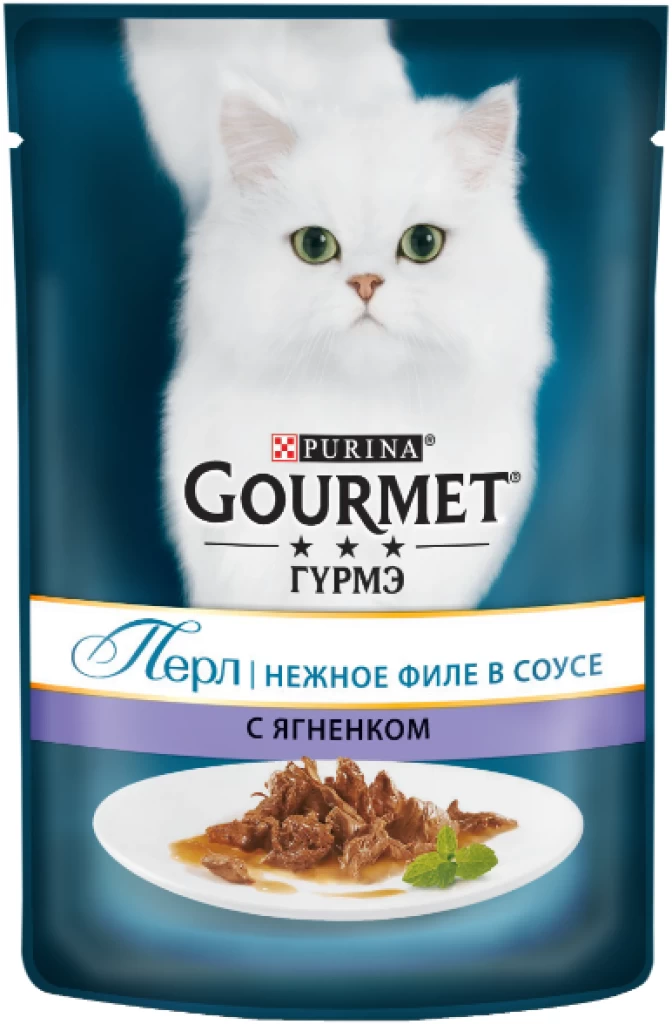 GOURMET Перл Ягненок Филе В Соусе 85G