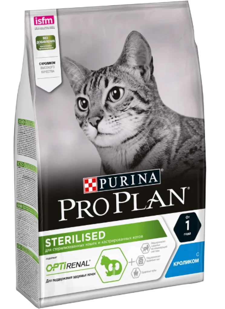 PRO PLAN Cat д/стерил кошек Кролик 10KG