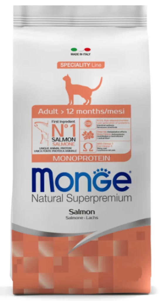 Monge Monoprotein Adult Salmon with Rice 15KG