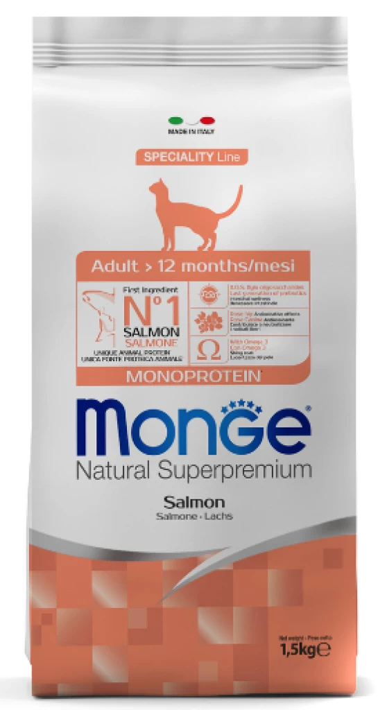 Monge Adult 12 months Salmon 1.5KG