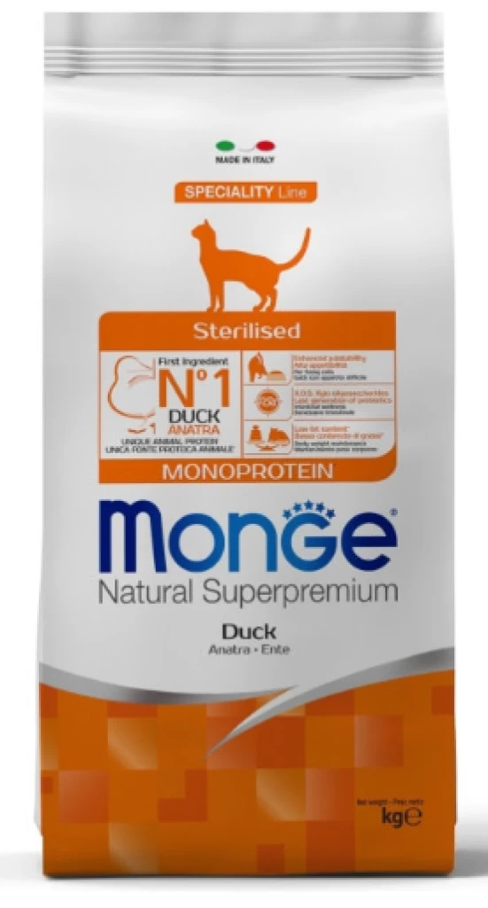 Monge BB Sterilized For Duck 10KG