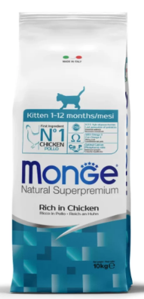 Monge Kitten 1-12 months Rich in Chicken 10KG