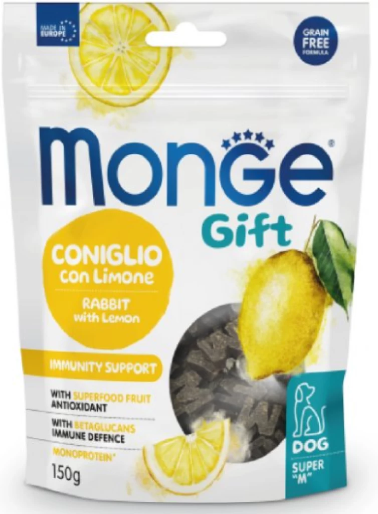 Monge Gift Dog Immunity support со свежим мясом кролика и лимоном 150гр