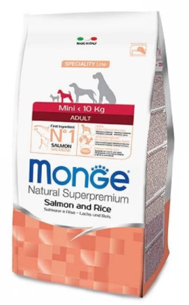 Monge Monoprotein MINI Adult  Salmon with Rice 15KG