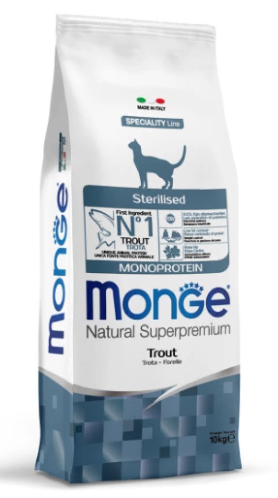 Monge Cat Sterilsed Trout 10KG