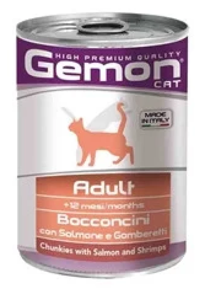 Gemon Влажный корм д/кошек Adult Salmon 415G