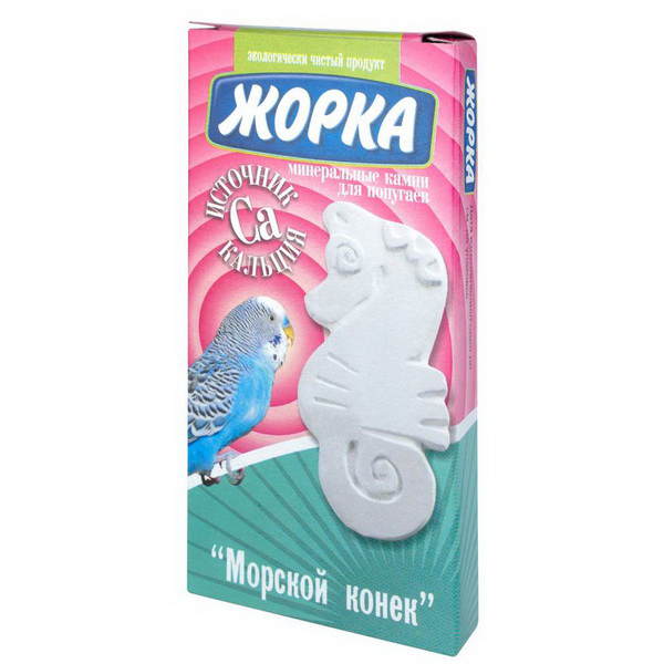 Жорка Минеральный камень д/птиц Морской конек 40 гр