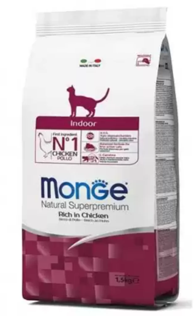 Monge Indoor Rich in Chicken 1.5KG