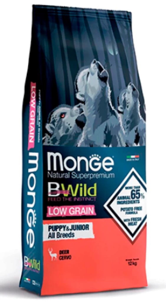 Monge BWild LOW GRAIN Derr Pappy & Junior 12KG