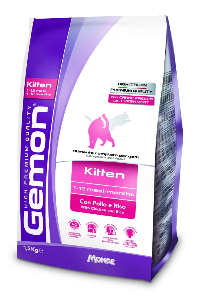 Gemon Adult Kitten With Chicken and Rice 1.5KG