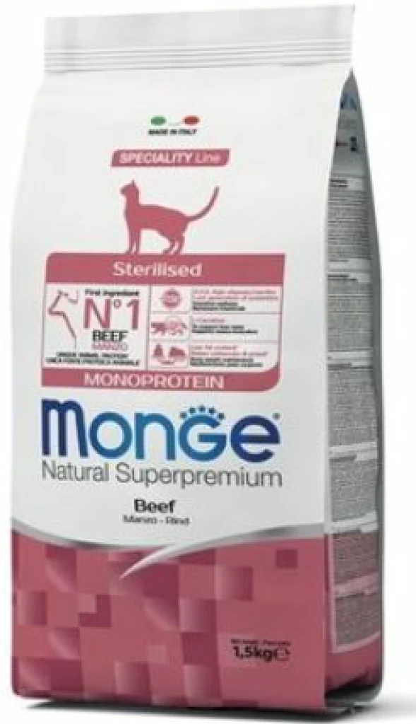 Monge Sterilised Beef Monoprotein 1,5KG