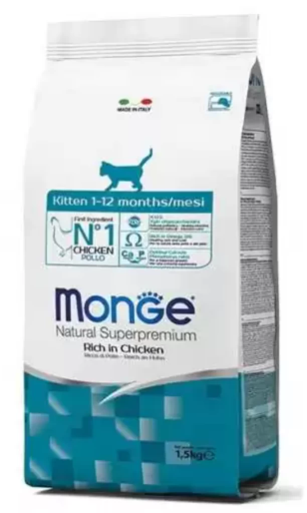 Monge Kitten 1-12 months Rich in Chicken 1.5KG